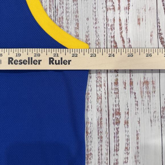 UNK Warriors Stephen Curry #30 Mesh Jersey Tank Men’s XL Blue NBA - Picture 4 of 7